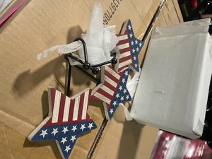 lot 51 image: Lot of 2 Cases Patriotic Wall Hooks set 48 units per case and 3 hooks per unit New Flea Market Item