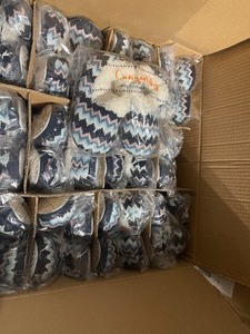 lot 54 image: Case of 24 Canyon Sky Soft and Cozy Slippers Medium