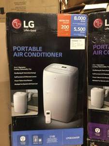 lot 20 image: Pallet with assorted LG Air Conditioners customer returns  see pictures