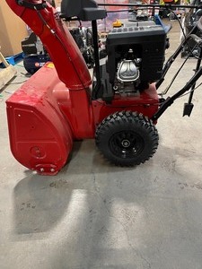 lot 43 image: Toro Power Max HD 1030 OHAE 30 in. 302 cc Two-Stage Gas Snow Blower with Electric Start, Triggerless Steering & Hand Warmers In like new condition see pictures