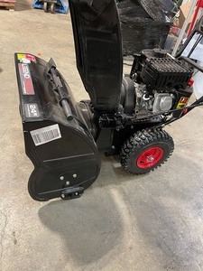 lot 44 image: Legend Force 24 in. Two-Stage Gas Snow Blower with Electric Start In working conditions