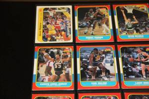 1986-87 Fleer Basketball Star Lot  16 Cards