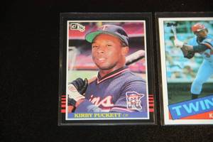 Kirby Puckett Rookie Card Lot  3 Cards