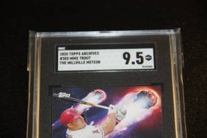 2020 Topps Archives The Millville Meteor Mike Trout SGC 9.5