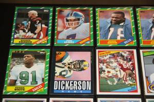 1982 to 1986 Football Card Star Lot  22 Cards
