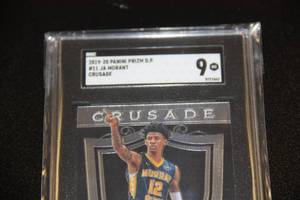 2019-20 Prizm Draft Ja Morant Rookie Card SGC 9