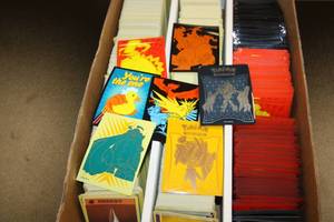 Pokemon Card Game Energy and Deck Protector Lot