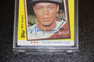 2020 Topps Archives Signature Buy Back Auto 1982 Kmart Maury Wills 5265