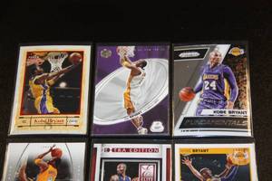 Kobe Bryant Basketball Card Lot  9 Different Cards