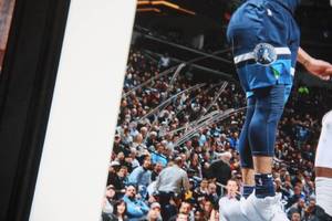 Framed Tyus Jones 8x10 Photo Autograph w LeBron James in Photo