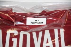 2020 Leaf Tua Tagovailoa Autograph Custom Alabama Crimson Tide Jersey  Beckett COA