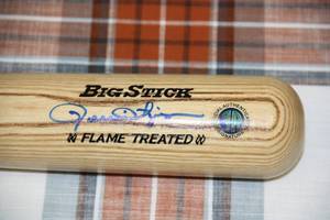 Rollie Fingers Full Size Autograph Baseball Bat  Front Row COA