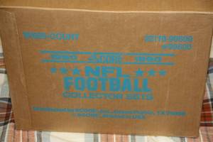 1990 Score Football Factory Sealed Set  Sealed Case of 16 Sets