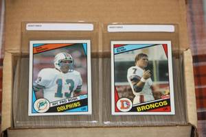 1984 Topps Football Complete Set #3  John Elway & Dan Marino Rookie Card