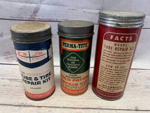 lot 33 image: Antique Tire Repair Kits
