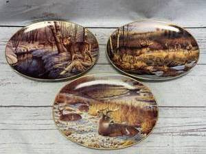 lot 35 image: Set of 3GregAlexanderDeer BuckPlates