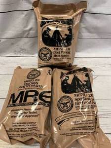 lot 46 image: Lot of3 Department Of Defense MRE Meals