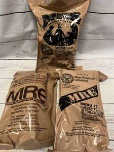lot 47 image: Lot of3 Department Of Defense MRE Meals