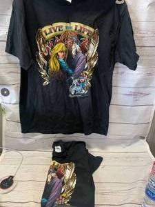 lot 64 image: New Live The Life Motorcycle Shirts Large & XXL