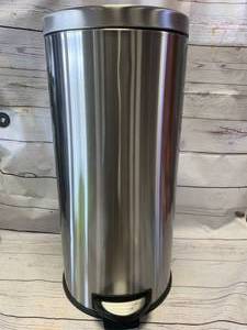 lot 79 image: NewStainless SteelGarbage Can 24 12 Inches Tall