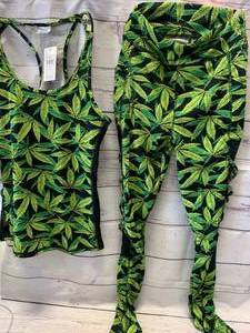 lot 90 image: CannabisTankTopAnPants Size SmallMedium $80.00Retail