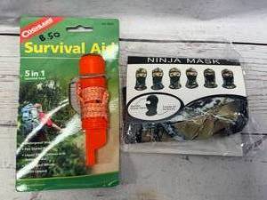 lot 120 image: FiveAndOne SurvivalAid& Ninja Mask