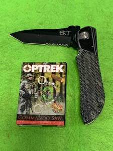 lot 123 image: Serrated Knife& CommandoSaw