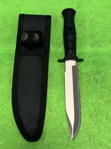 lot 130 image: Serrated Knife & Sheath
