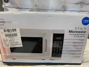 lot 155 image: .7 cu Foot Microwave Oven