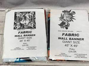 lot 161 image: Lot of 2 Giant Wall Hangings