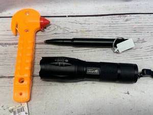lot 166 image: Tactical Flashlight, Self Defense Tool, Vehicle Safety Tool