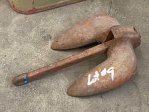 lot 9 image: Boat Anchor & Fuel Can