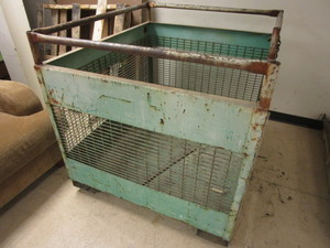 lot 708 image: MAN-LIFT FORKLIFT ATTACHMENT