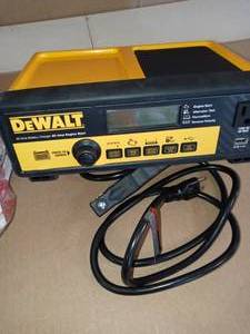 lot 2 image: 30 Amp Automotive 12-Volt Bench Battery Charger by dewalt- open box not used - SEE PICTURES