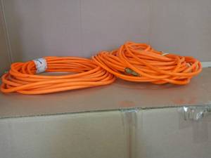 lot 5 image: 38 in. x 100 ft. PVC Air Hose by Husky- used - SEE PICTURES