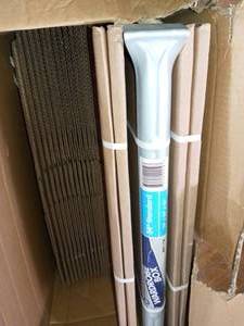 lot 43 image: 48-Box Large Moving Box Kit by The Home Depot-open box not used -SEE PICTURES