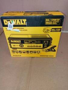 lot 67 image: 30 Amp Automotive 12-Volt Bench Battery Charger by Dewalt - not used - -SEE PICTURES