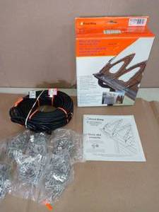 lot 69 image: 200 ft. Roof Cable Kit by Frost King- open box not used -SEE PICTURES