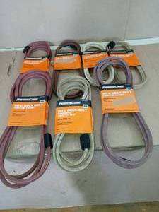 lot 91 image: Mixed lot of Deck belts by Cub Cadet- SEE PICTURES