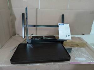 lot 104 image: Drive Medical Multi-Purpose Tilt-Top Split Overbed Table- open box not used SEE PICTURES