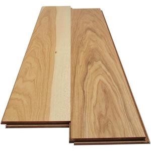 lot 95 image: Wire Brushed Natural Hickory 38 in. T x 5 in. Wide x Varying Length Click Lock Hardwood Flooring (19.686 sq. ft. case) by Home Legend- set of 25- about 492.15sq ft SEE PICTURES