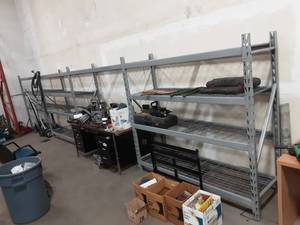 lot 7 image: 6 Ft. x 24 In. Shelving