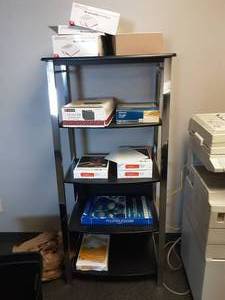 lot 42 image: Shelf & Office Supplies-Envelopes, Paper, Files 27x17x60
