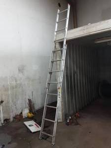 lot 87 image: Keller 16 Ft. Aluminum Extension Ladder