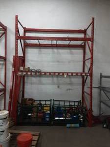 lot 6 image: Pallet Rack Section 12 Ft x 8 Ft x 42 In (Free Standing)