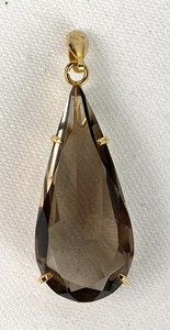 lot 296 image: Earring Odds-N-Ends - Findings, Singles, A Pendant, Pairs Missing Stones, Trifari Clip Back