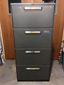 lot 279 image: Metal Rock-a-File File Cabinet
