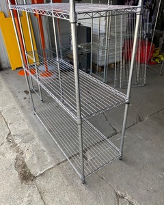 lot 111A image: Adjustable Wire Shelving Rack