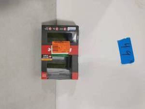 lot 49 image: KWICKSET Halifax Matte Black Square Keyed Entry Door Lever featuring SmartKey Security