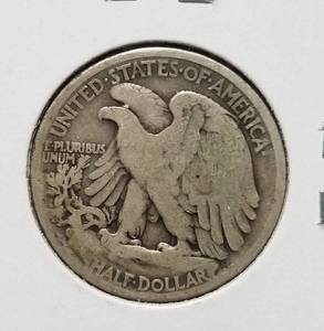 lot 51 image: 1917 WALKING LIBERTY HALF DOLLAR